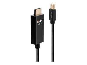LINDY 2m Akt. MiniDP an HDMI Kabel HDR