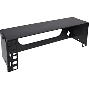 InLine® 10" Mini Rack zur Wandmontage, 2HE, 7,6cm Tiefe, schwarz
