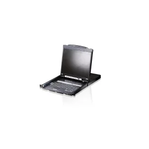 ATEN CL5808N UK Dual Rail KVM-Switch 8-Port, 19"-LCD (PS/2-USB VGA) UK-Layout