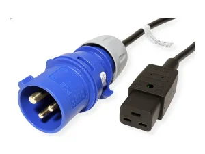 BACHMANN Kabel Stecker IEC60309-Blau 3m