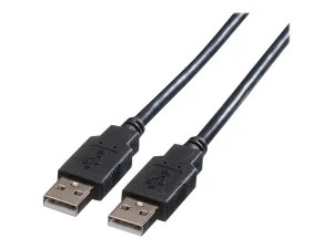 ROLINE USB 2.0 Kabel Typ A-A schwarz 3m