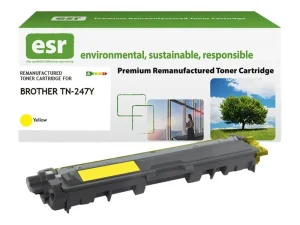 ESR cartr Brother TN-247Y ylw reman 2.3k