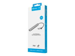 SANDBERG USB-C/A to 7 x USB 3.0 Hub
