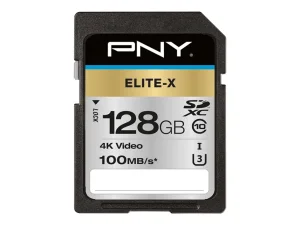 PNY Memory Card 128 GB SDHC SD ELITE X