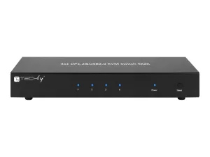 TECHLY KVM Switch Display Port 1.2 4Port