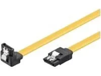 Kabel SATA3 (6Gb) ca. 50cm yellow intern Down Clip