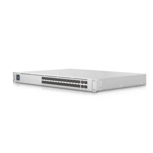 Ubiquiti Switch UniFi 28xSFP+ 10GBit/4xSFP28 25GBit Managed 19" Rack-Mountable, 1,3" Touchscreen
