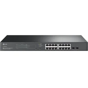 TP-LINK Switch SG2218P 18xGBit/2xSFP Smart Managed Omada SDN  PoE+ Rack Mountable