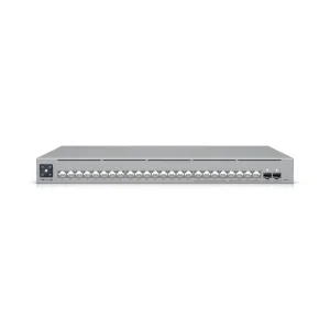 Ubiquiti Switch UniFi 16xRJ45 GBit/8xRJ45 2.5G/2xSFP+ Managed PoE+ 400W Max 19" Rack-Mountable, 1,3" Touchscreen