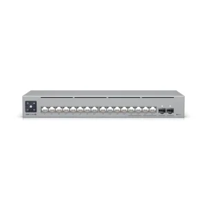 Ubiquiti Switch UniFi 12xRJ45 GBit/4xRJ45 2.5G/2xSFP+ Managed PoE+ 180W Max optional 19" Rack-Mountable, 1,3" Touchscreen