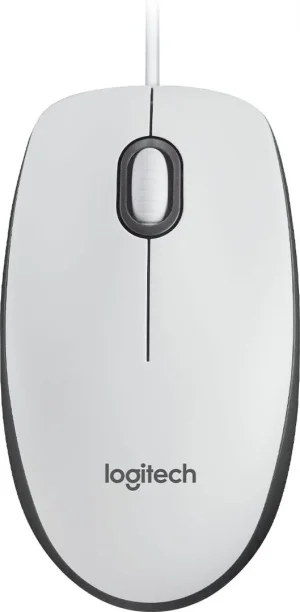 Logitech Mouse M100 Optical white Karton