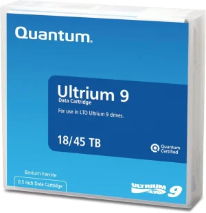 Cartridge Quantum LTO9 18/45TB  No labels included