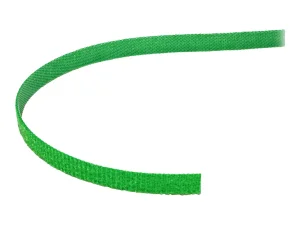 VALUE Klettband auf Rolle 10mm grün 25m