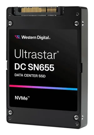 WD 2.5" SSD ULTRASTAR SN655  7.68TB (PCIe 4.0/NVMe)(Di)