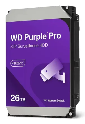 WD HD3.5" SATA3 26TB WD260PURP / Surveillance (Di)