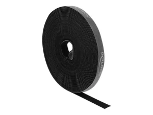 DELOCK Klettband L 10m x B 15mm schwarz