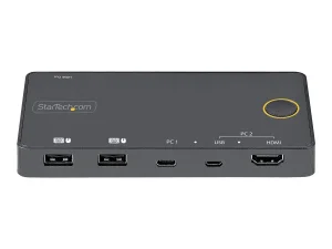 STARTECH 2-Port-Hybrid-USB-C-KVM-Switch