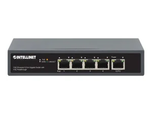 INT Gigabit PoE+ Switch 4x POE+ 1x POE++