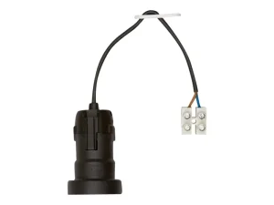 BACHMANN Baustellenfassung E27 schw.0,2m