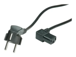 VALUE Netzkabel abgewinkelte 1,8m