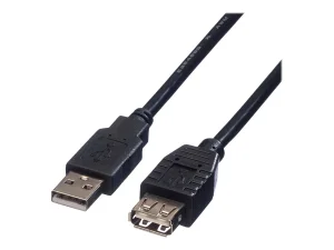 ROLINE USB 2.0 Kabel Typ A-A ST/BU 1,8m