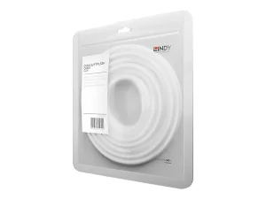 LINDY Cat.6A S/FTP PIMF LSOH, weiss, 15m