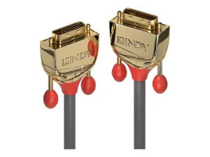 LINDY 7,5m DVI-D Dual Link Kabel Gold