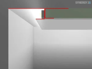 Synergy 21 LED Profil 200cm, Zinkblech TYP-B50