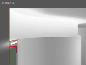 Synergy 21 LED Profil 200cm, Zinkblech TYP-B20 Flex