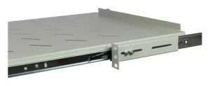 ALLNET 19" zbh. Fachboden ausziehbar, für 800mm Schrank tiefe, Lichtgrau, t550-650mm,