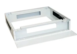 ALLNET 19" Schrank, zbh. Sockel, B600/T 800mm, Lichtgrau, für SNB-Serie