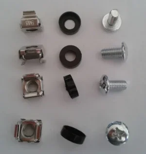 ALLNET 19" zbh. Befestigungsset, Käfigmuttern+Schrauben, 100-Pack, M6,