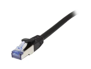 Patchkabel RJ45, CAT6A 500Mhz, 1.5m, schwarz, S-STP(S/FTP), AWG27, LSZH, Synergy 21