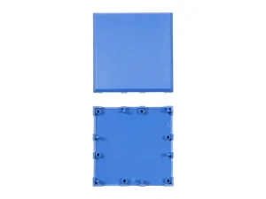 ALLNET Brick’R’knowledge Kunststoffschale 2x2 blau oben und unten 10er Pack