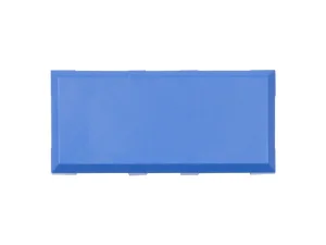 ALLNET Brick’R’knowledge Kunststoffschale 2x1 blau oben und unten 10er Pack