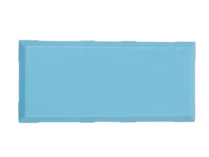 ALLNET Brick’R’knowledge Kunststoffschale 2x1 türkis oben und unten 10er Pack