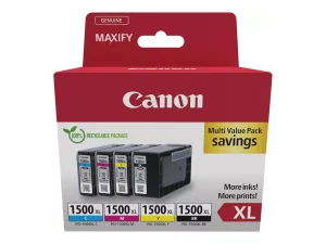 CANON PGI-1500XL Ink Cartridge BK/C/M/Y