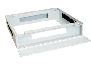 ALLNET 19" Schrank, zbh. Sockel, B800/T1200mm, Lichtgrau, für SNB-Serie