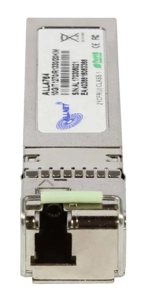 ALLNET Switch Modul ALL4764 SFP+(Mini-GBIC), 10Gbit, B(Bidi)B/LC, Tx1330nm/Rx1270nm, 9u, 20Km,