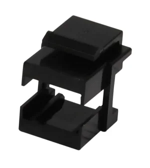 Keystone, Modul, Aufnahme für LWL-Kupplungen(LC), schwarz, Synergy 21,