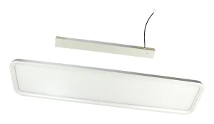 Synergy 21 LED office line Abhänge - Panel grau, dimmbar