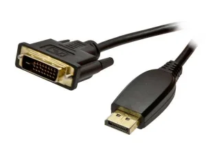 Kabel Video DisplayPort 1.1 => DVI-D 24+1, ST/ST, 1.5m, Full HD 1920*1080@60hz, Synergy21,