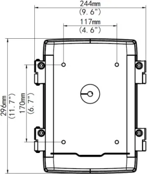 ALLNET IP Kamera zbh. Junctionbox/Montagebox for ALL-CAM2498-LEP