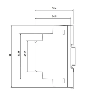 MEANWELL Netzteil - 24V 30W Hutschiene