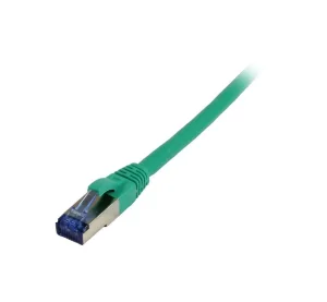 Patchkabel RJ45, CAT6A 500Mhz, 15m, grün, S-STP(S/FTP), TPE/LSZH(Superflex), AWG26, Synergy 21