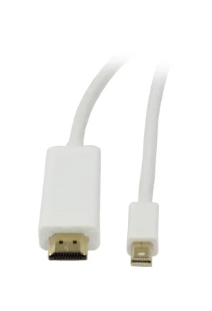 Kabel Video DisplayPort mini 1.2 => HDMI 2.0, ST/ST, 3m, Ultra HD 4K@60hz 4:4:4, 8 Bit HDR, Synergy 21