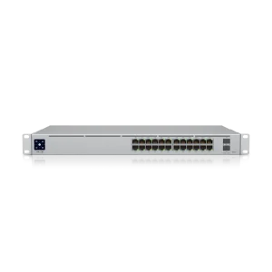 Ubiquiti Switch full managed Layer3 26 Port • 24x GbE • PoE Budget 400W • 8x PoE bt • 16x PoE at • 2x SFP+ • 19" • UniFi • USW-Pro-24-POE