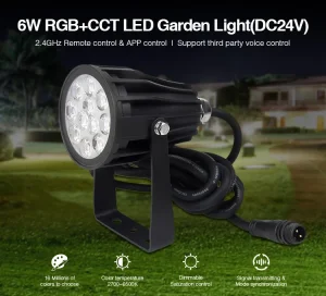 Synergy 21 LED Garten Lampe 6W RGB-WW mit Funk und WLAN IP65 DC24V*Milight/Miboxer*