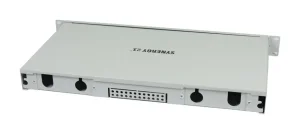 LWL-Patchpanel 18xLC-Duplex-Buchsen, 19", OS2, 9/125u Singlemode, Lichtgrau, Synergy 21,