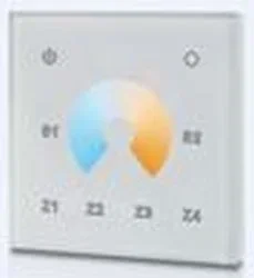 Synergy 21 LED Serie EOS 05 Wanddimmer dual white (CCT) touch 4 Zonen